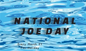 National Joe day March 27