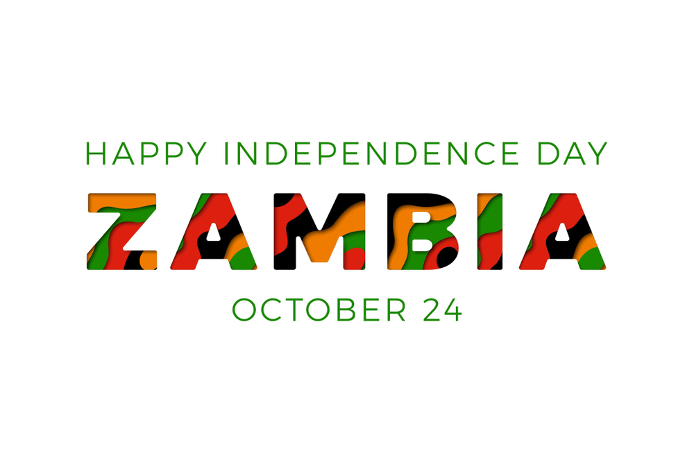 happy independence day of zambia banner