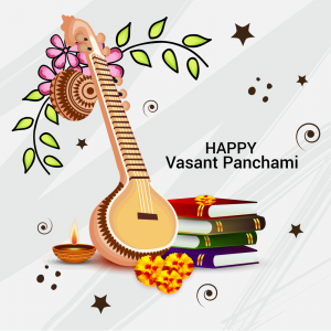 Banner For Happy Vasant Panchami celebration