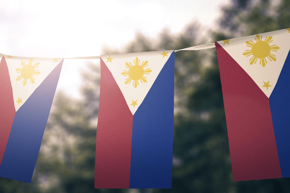 Philippines flag pennants