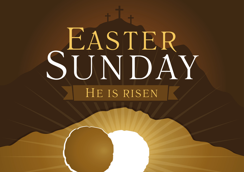 Easter Sunday Philippines 2019, He is risen. Greetings,