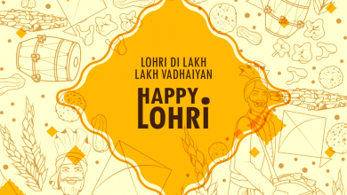 Happy Lohri 2020 festival of Punjab India