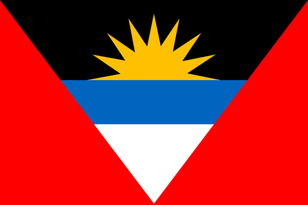 National flag of Antigua and Barbuda