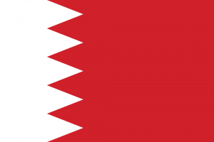 National flag of Bahrain