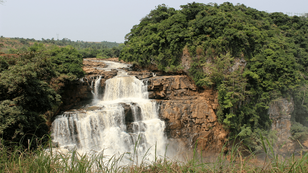 Waterfall in Zongo Democratic Republic of Congo