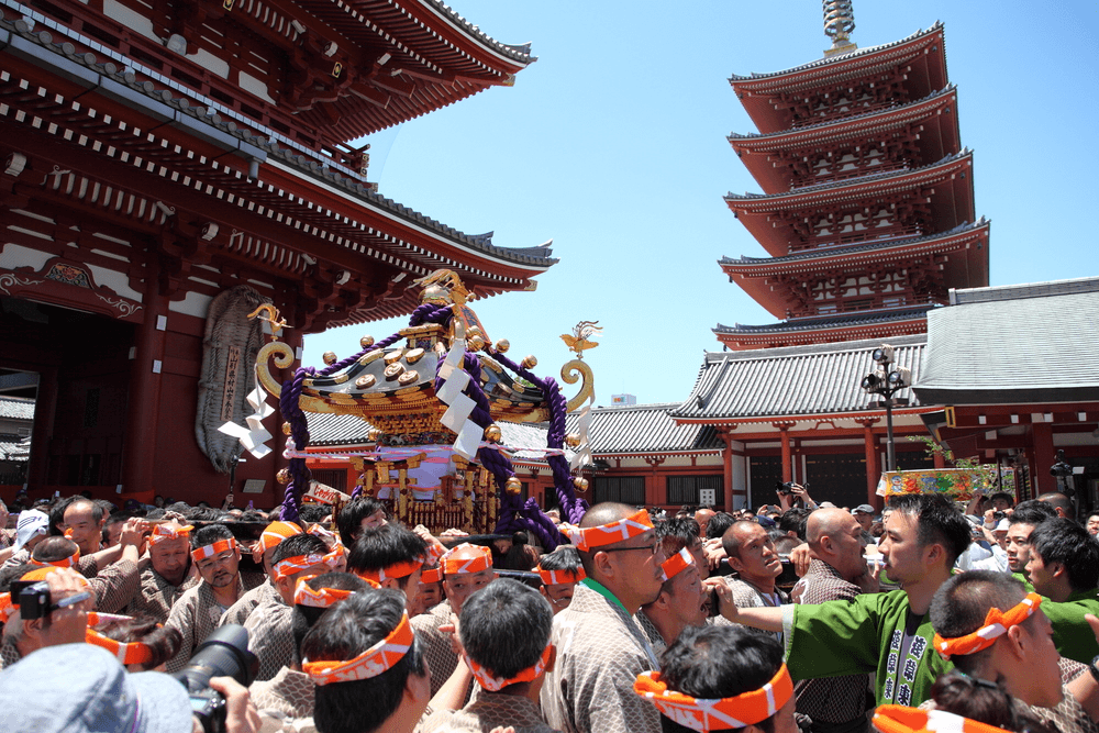 Sanja Matsuri Festival in tokyo