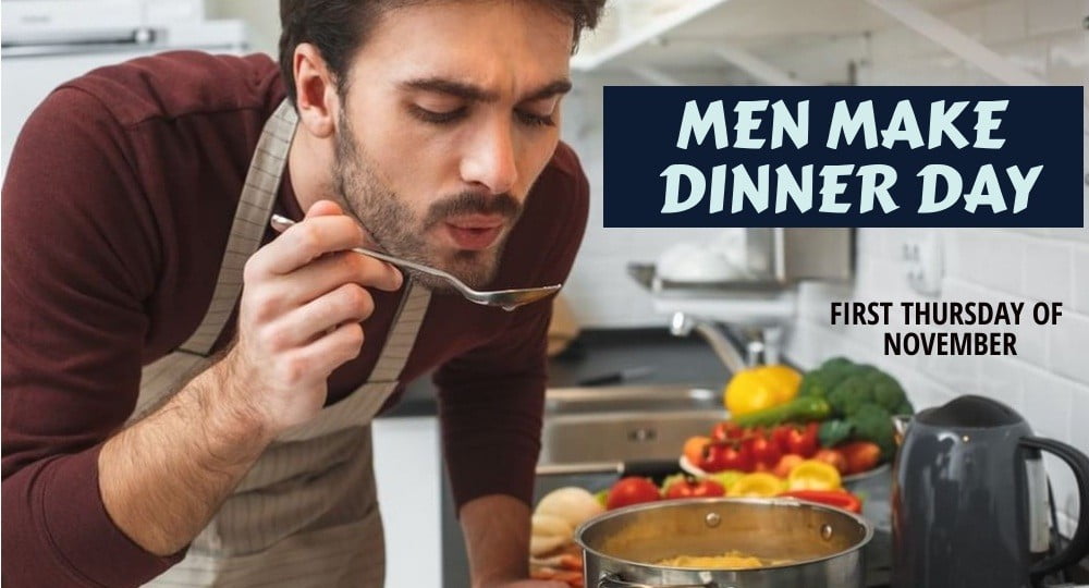 Men Make Dinner Day