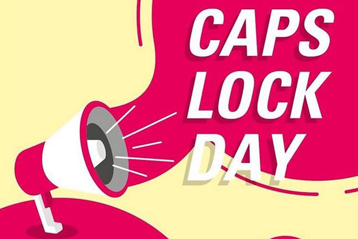 International Caps Lock day